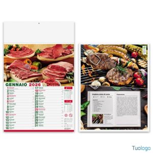 Calendario da muro Carni