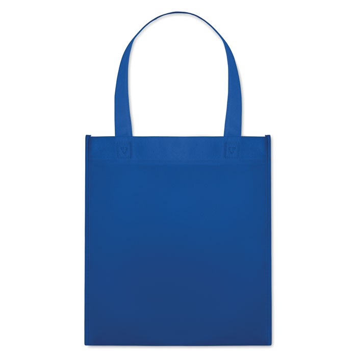 Shopper gialla in tnt con manici corti