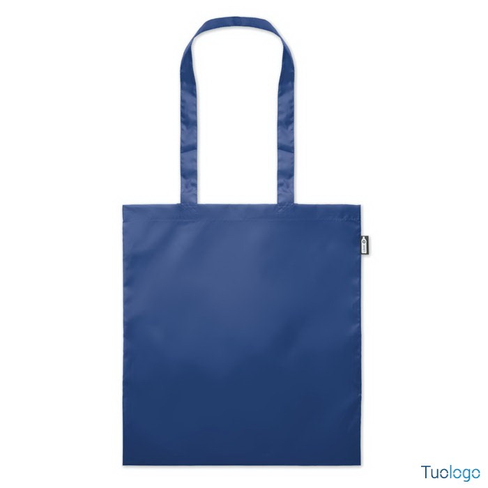 Dettaglio shopper bianca con manici lunghi