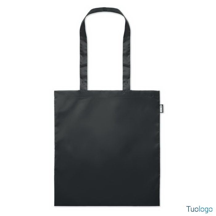 Shopper viola con manici lunghi