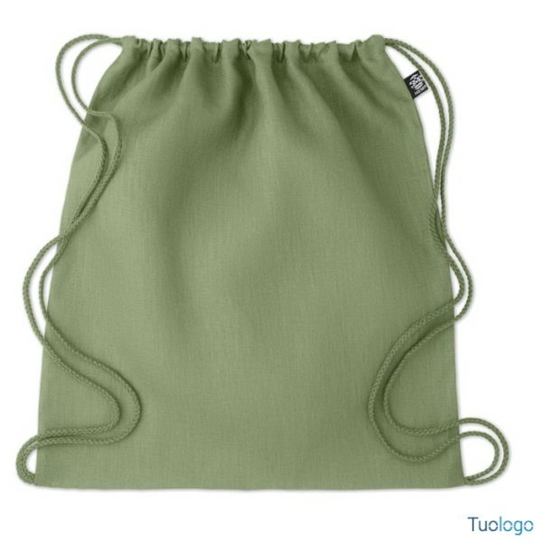 Zainetto beige in canapa