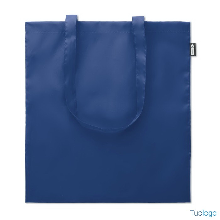 Shopper bianca con manici lunghi