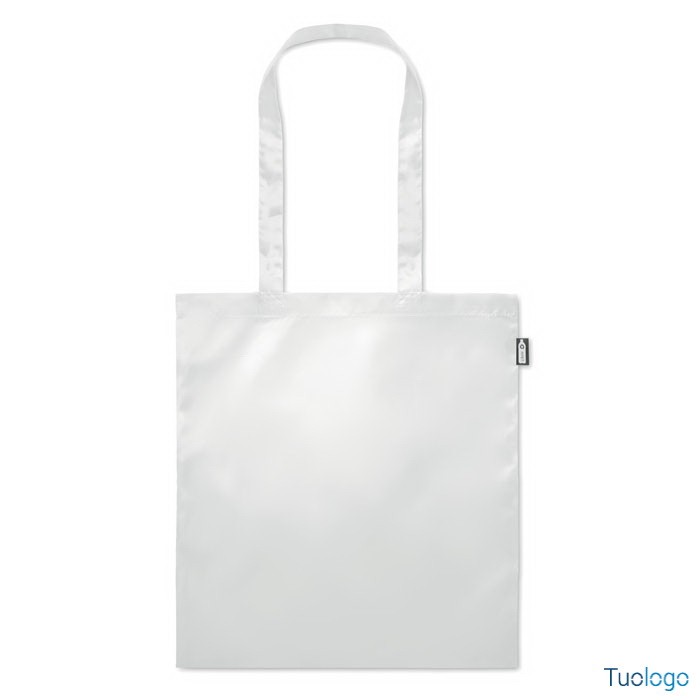 Shopper rossa con manici lunghi