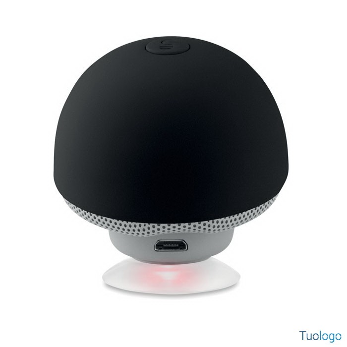 Speaker a forma di fungo arancione in abs con ventosa