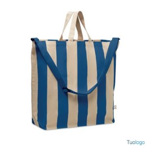 Borsa da spiaggia in cotone riciclato Zapocò