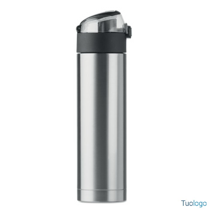 Dettaglio tappo borraccia in acciaio inox