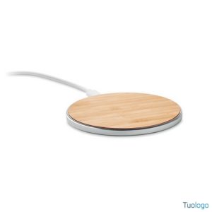 Caricabatterie wireless in bamboo Deda