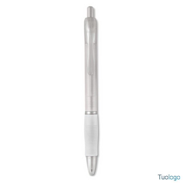 Penna a sfera rossa con impugnatura in gomma