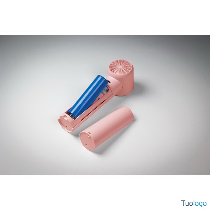 Mini Ventaglio Portatile Ultra Potente - 16900 Giri/min, Batteria 3000mAh, 6 Velocità Con Display LED, Ricarica USB-C (Rosa)
