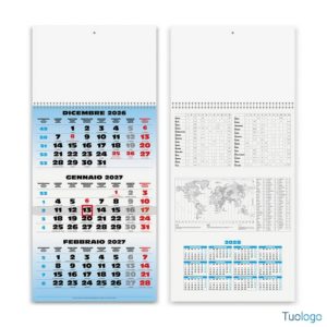 Calendario Trittico 1 Spirale