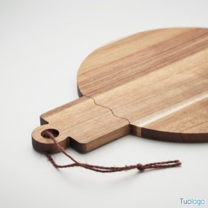 Tagliere Natalizio in legno acacia